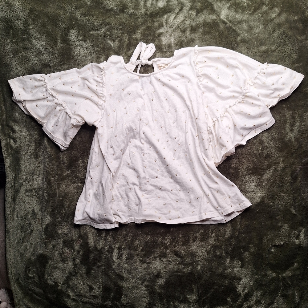 Used Small ALTAR'D STATE‎ Ruffle Shirt
